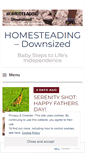 Mobile Screenshot of homesteadingdownsized.com
